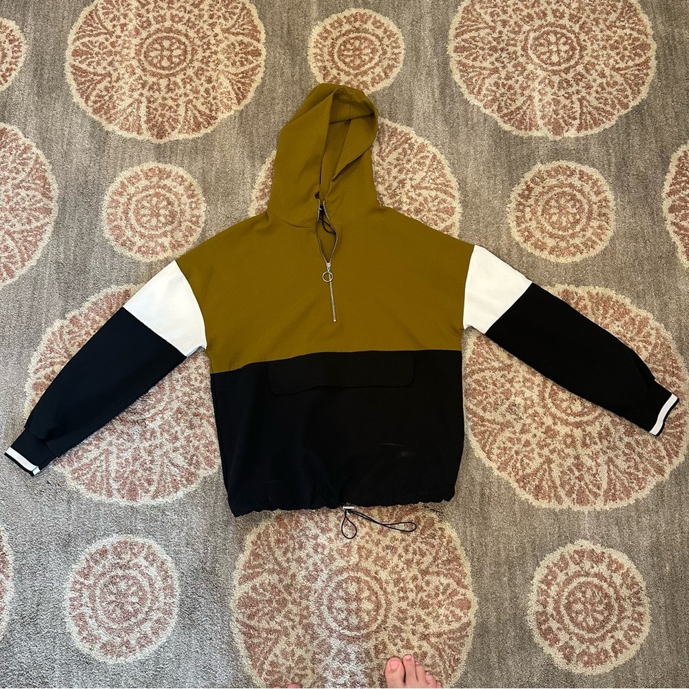 Zara color block sweatshirt size XS